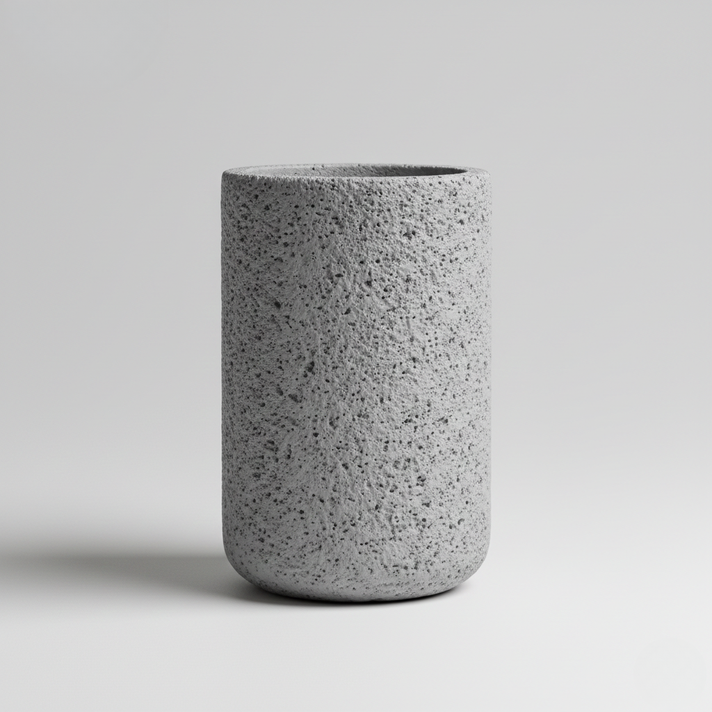 Stone Texture Cylinder Vase