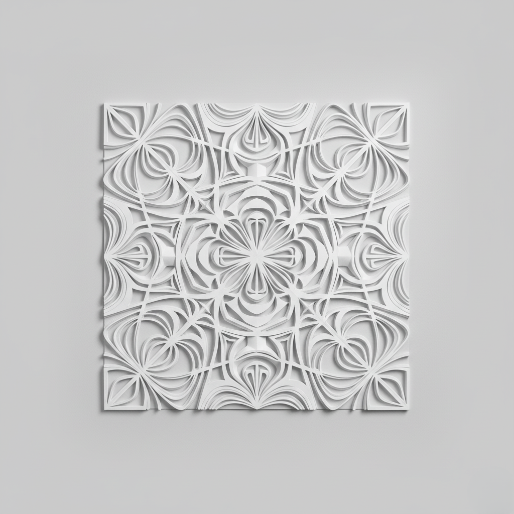 Geometric Layered Wall Art