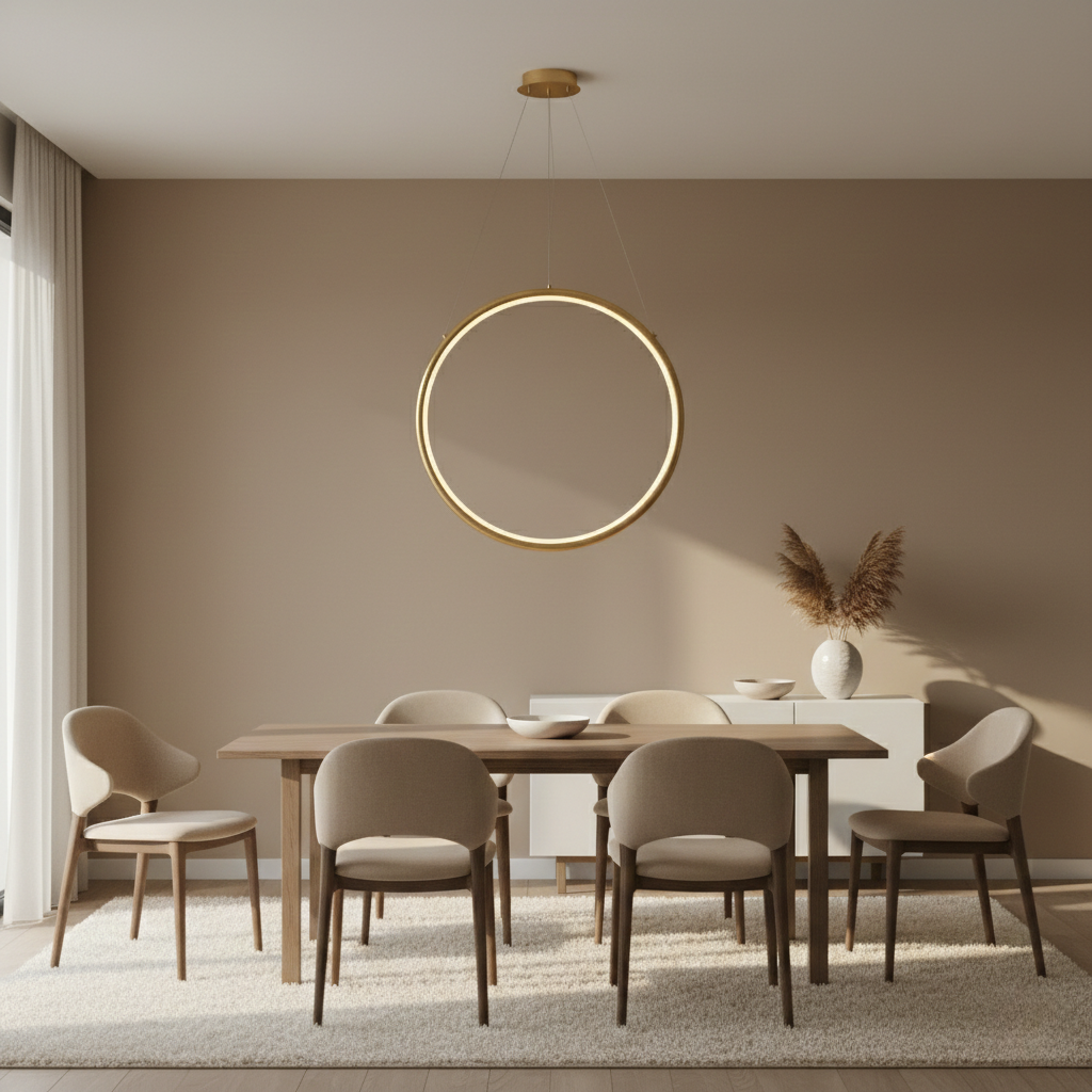 LED Ring Pendant Light