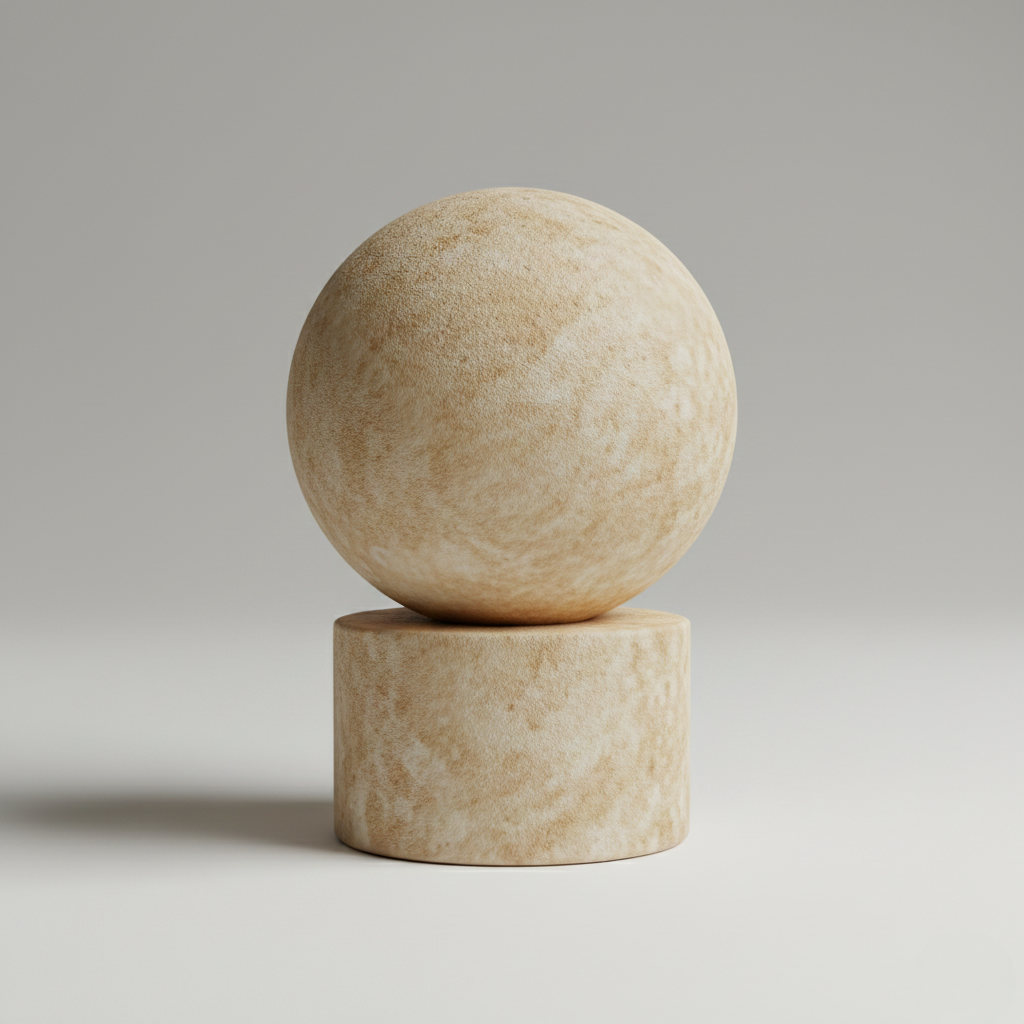 Stone Sphere Sculpture