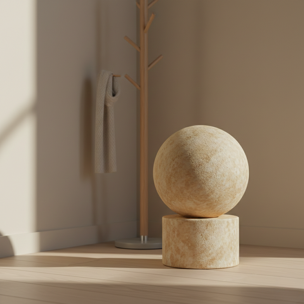 Stone Sphere Sculpture