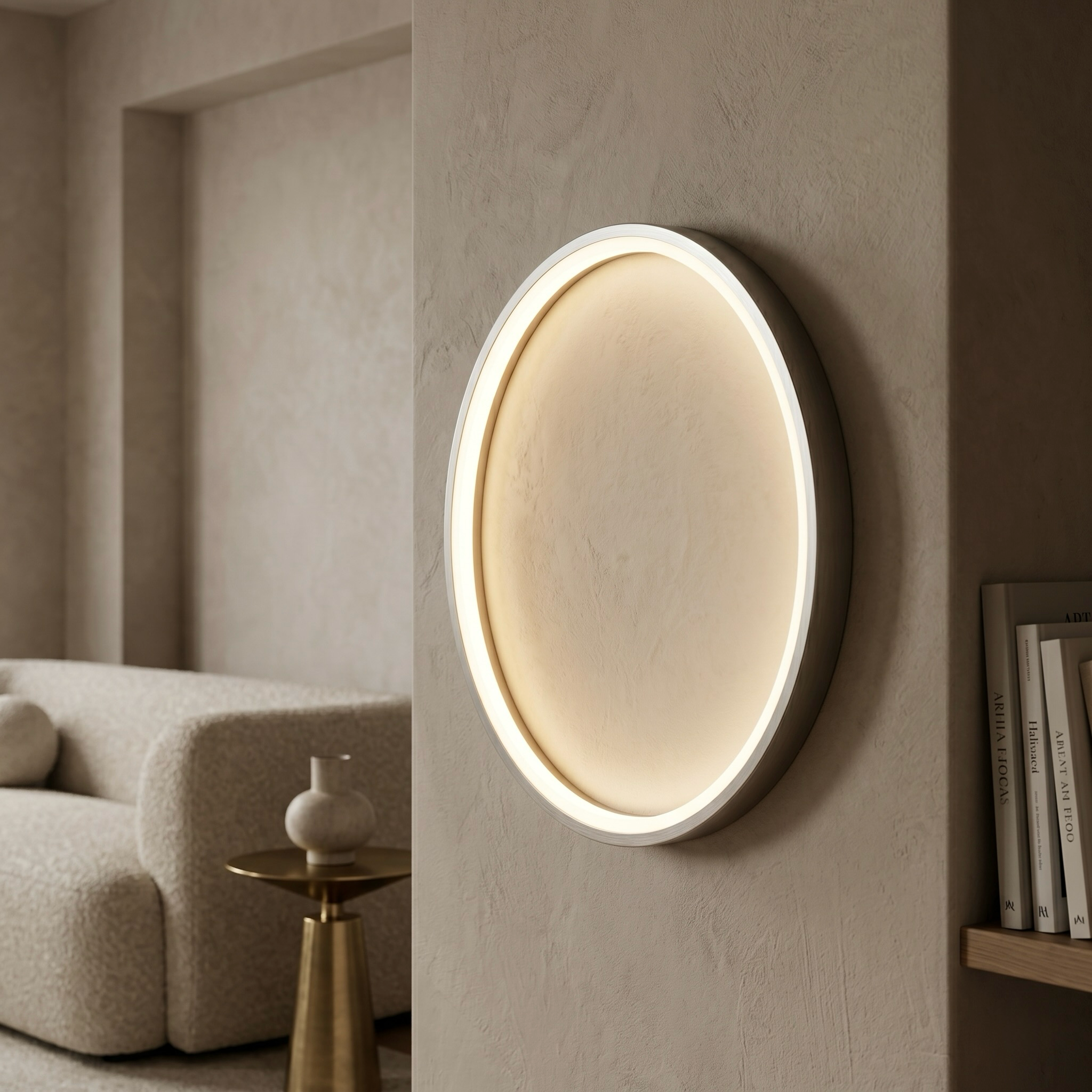 LED Halo Flush Mount Ceiling Light