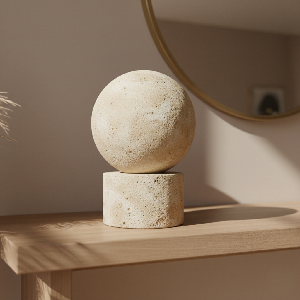 Stone Sphere Sculpture
