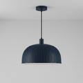 Ribbed Dome Pendant Light
