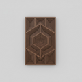 Geometric Wood Wall Art Panel