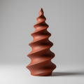 Terracotta Spiral Tower Sculpture