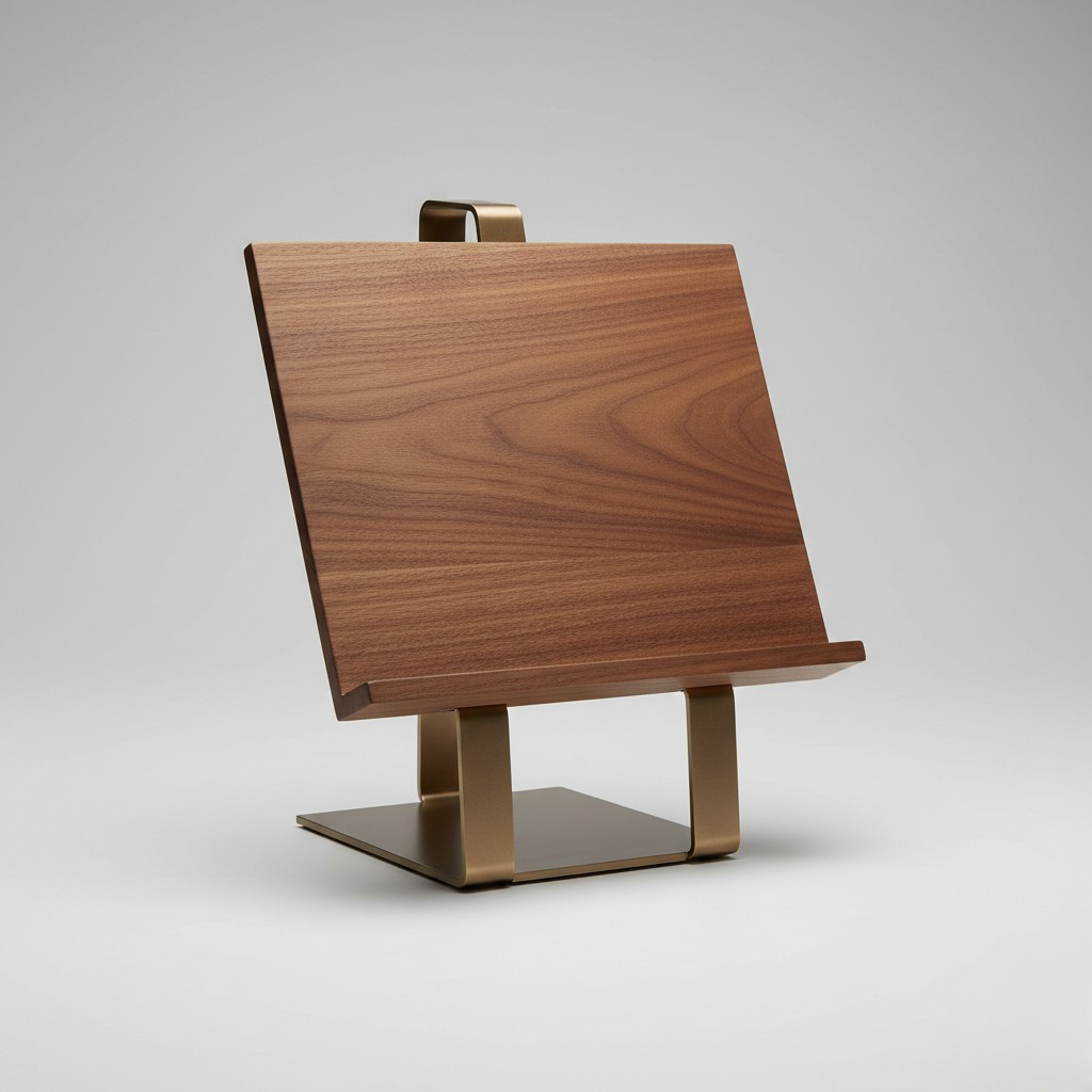 Wooden Cookbook Stand