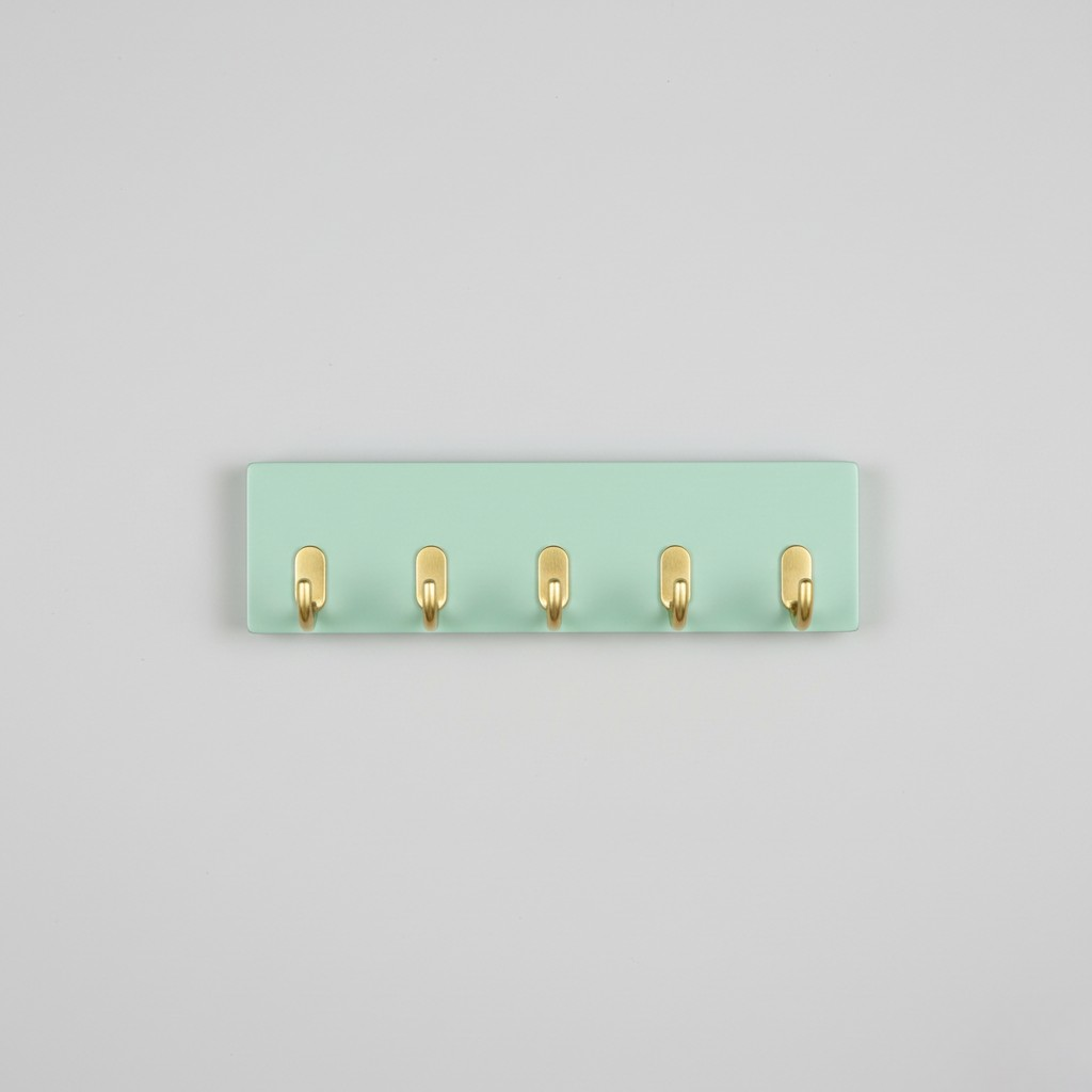 Glass Wall Hook Rack