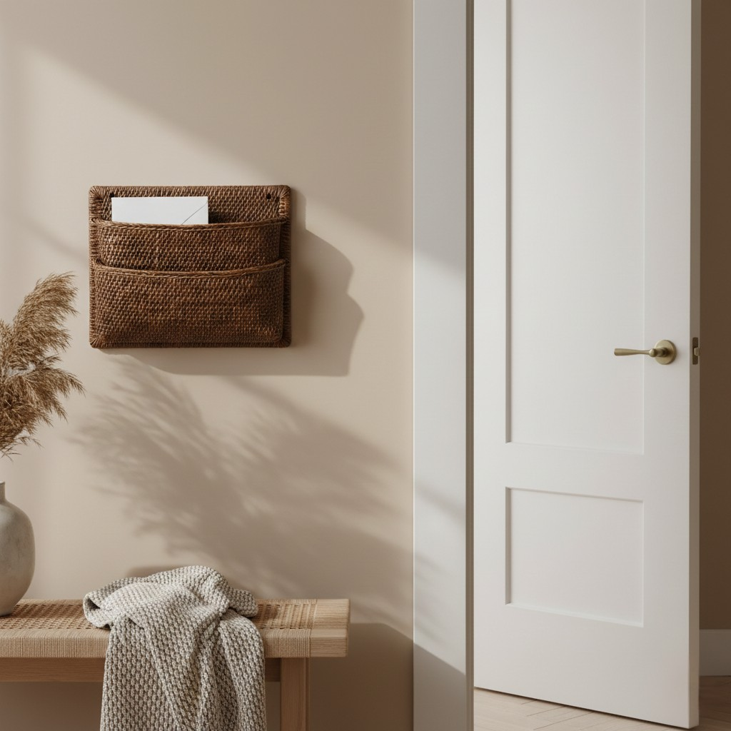 Woven Wall Mail & File Organizer