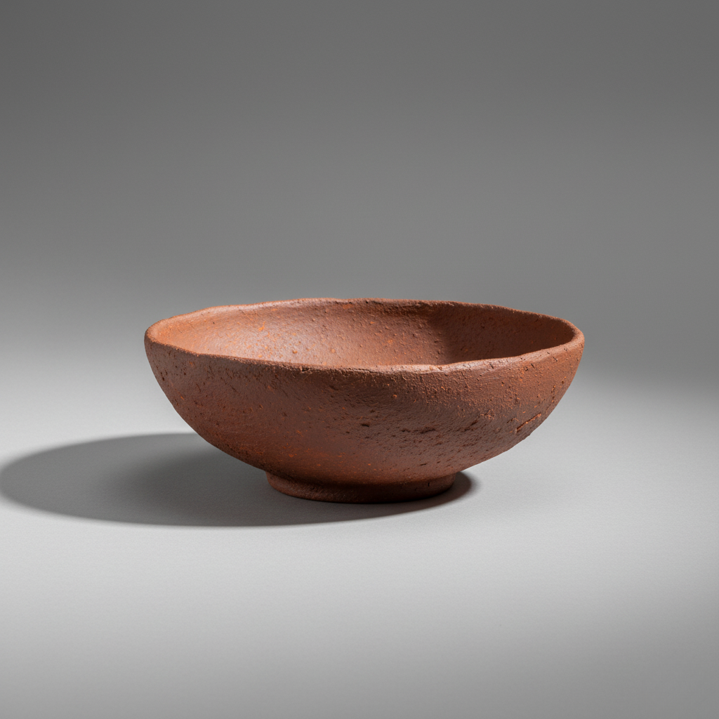 Handcrafted Rustic Clay Bowl