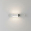 Sleek Frosted Glass Linear Wall Light