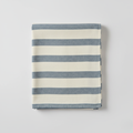 Striped Cotton Throw Blanket
