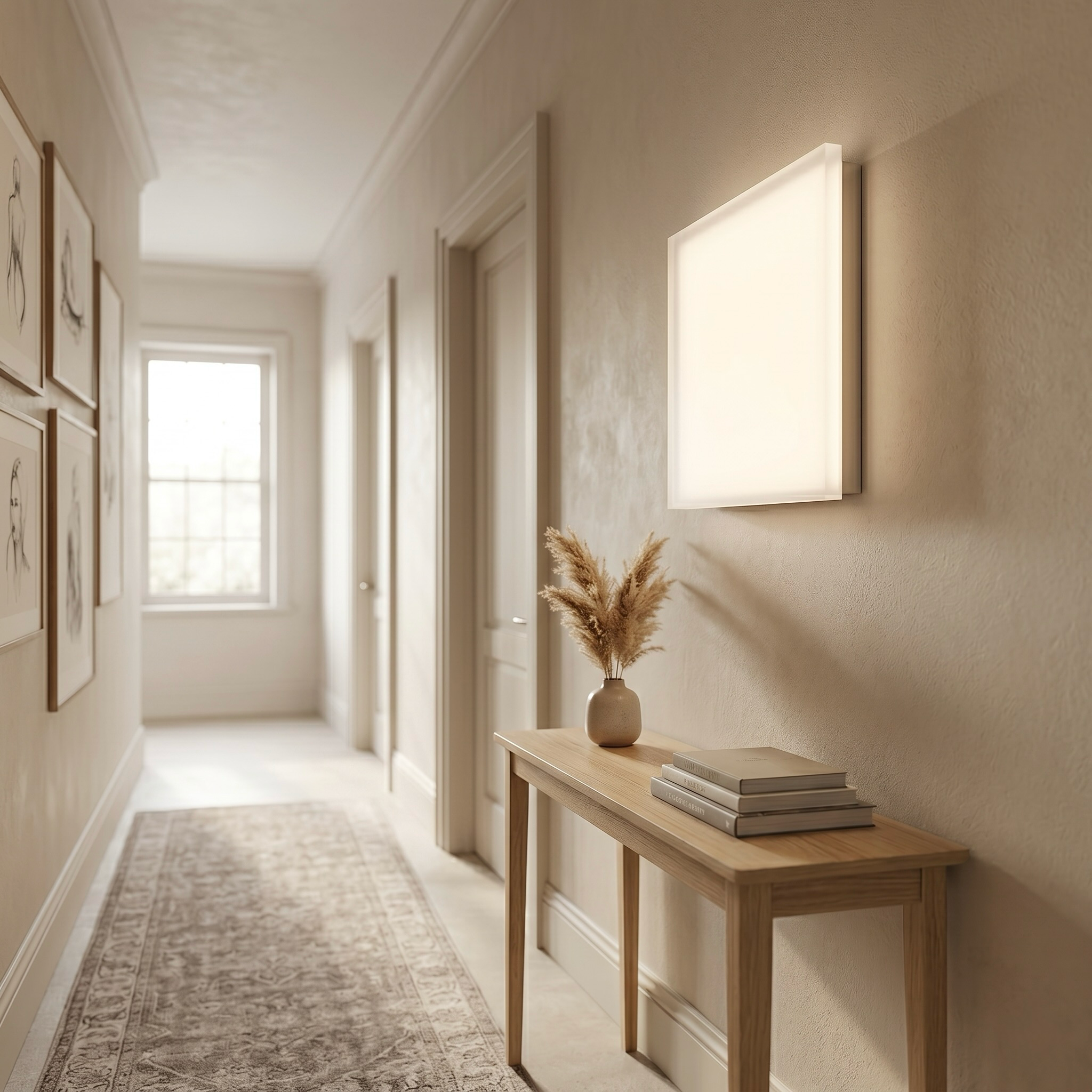 Ultra-Slim Square LED Wall Panel Light