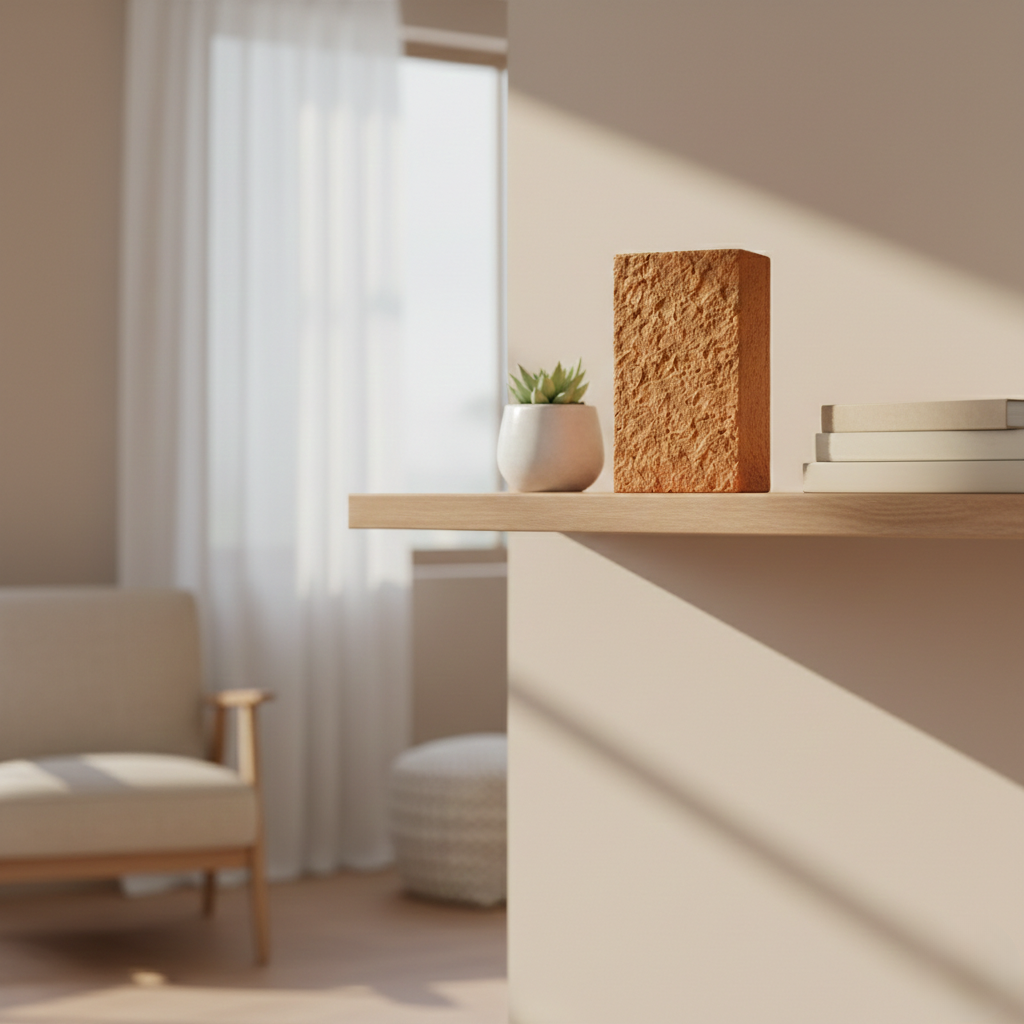 Natural Cork Rectangular Display Block