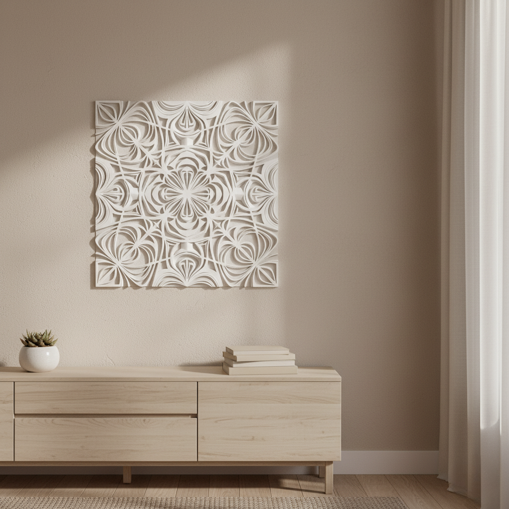 Geometric Layered Wall Art