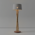 Bamboo Tripod Floor Lamp