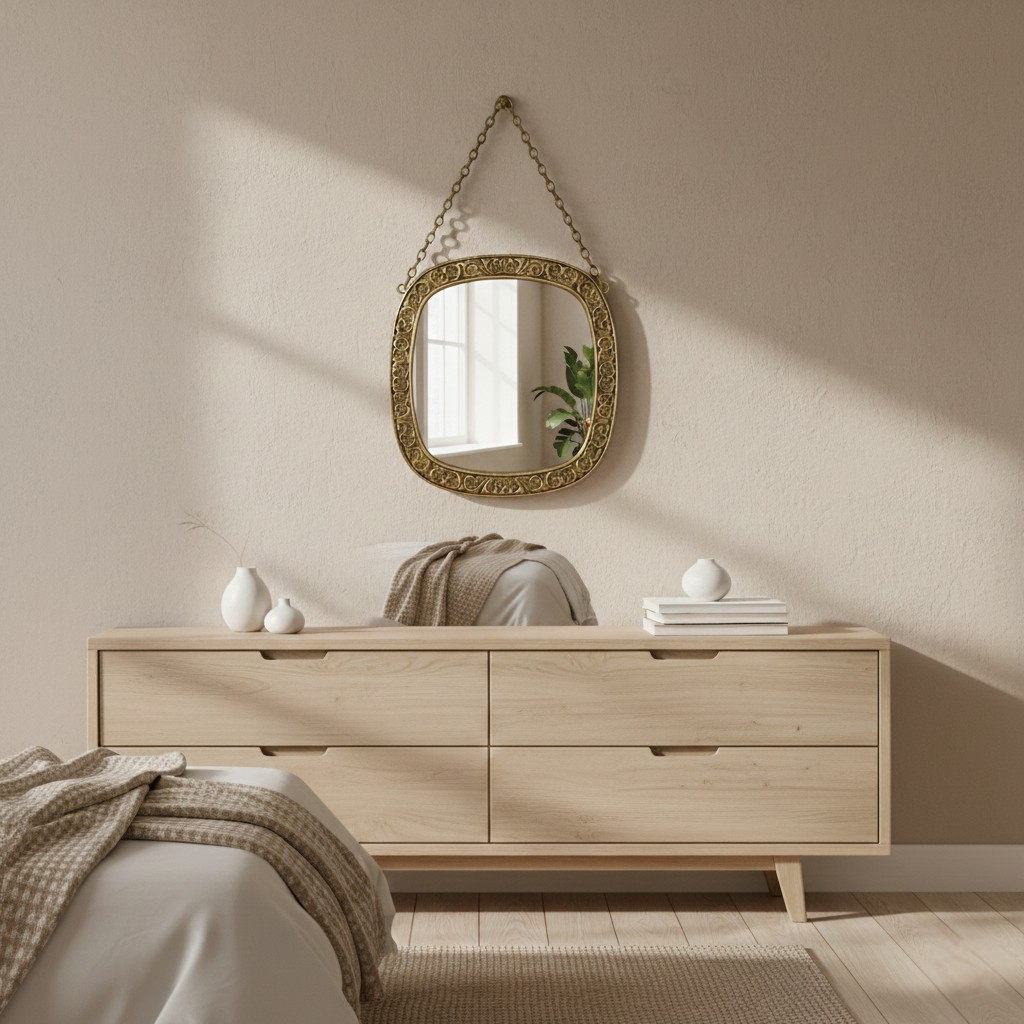 Vintage Hanging Wall Mirror