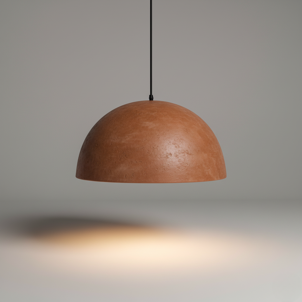 Modern Terracotta Pendant Lamp