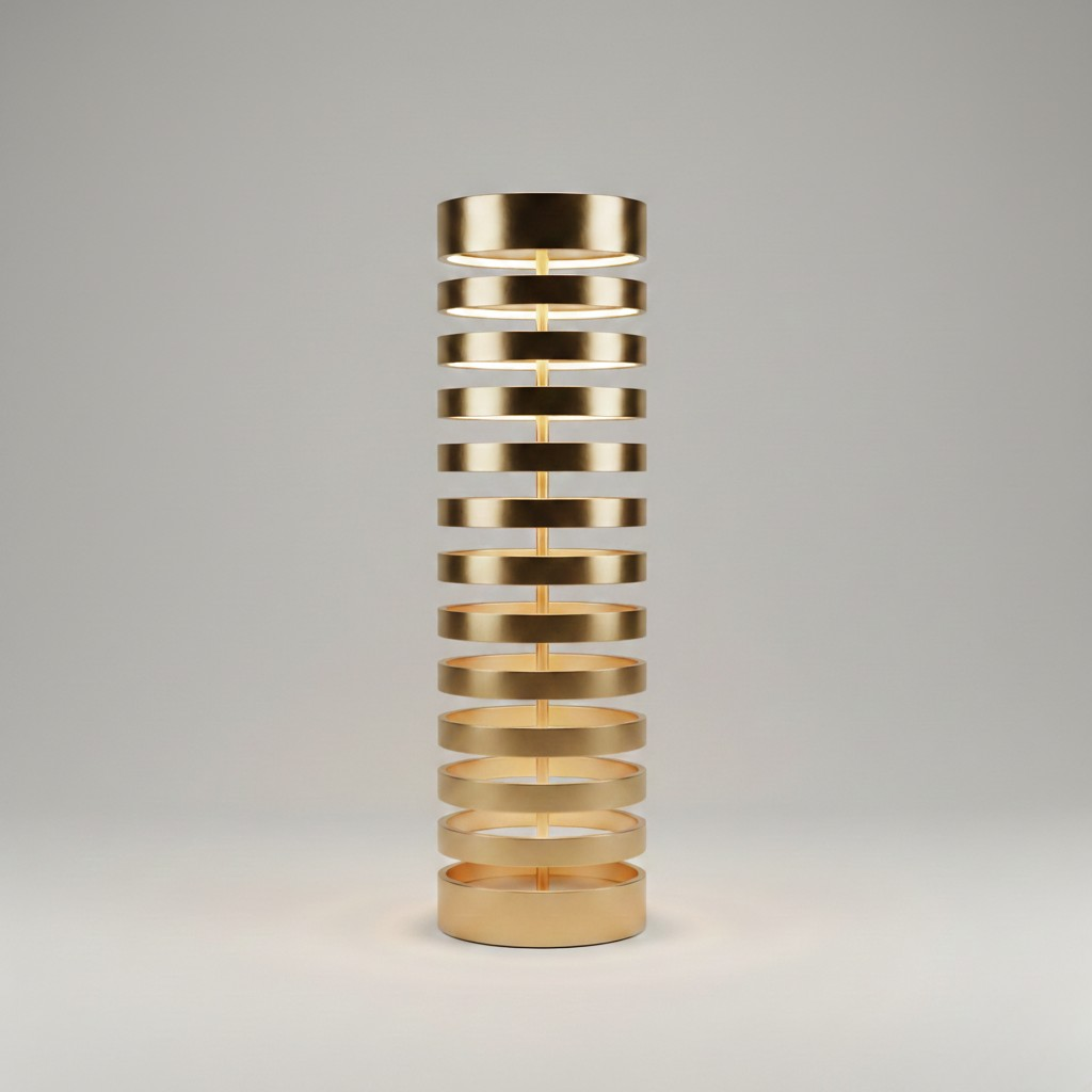 Ring Tower Floor Lamp