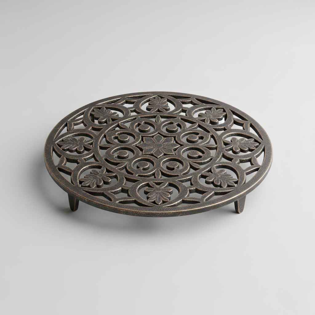 Ornate Cast Iron Trivet