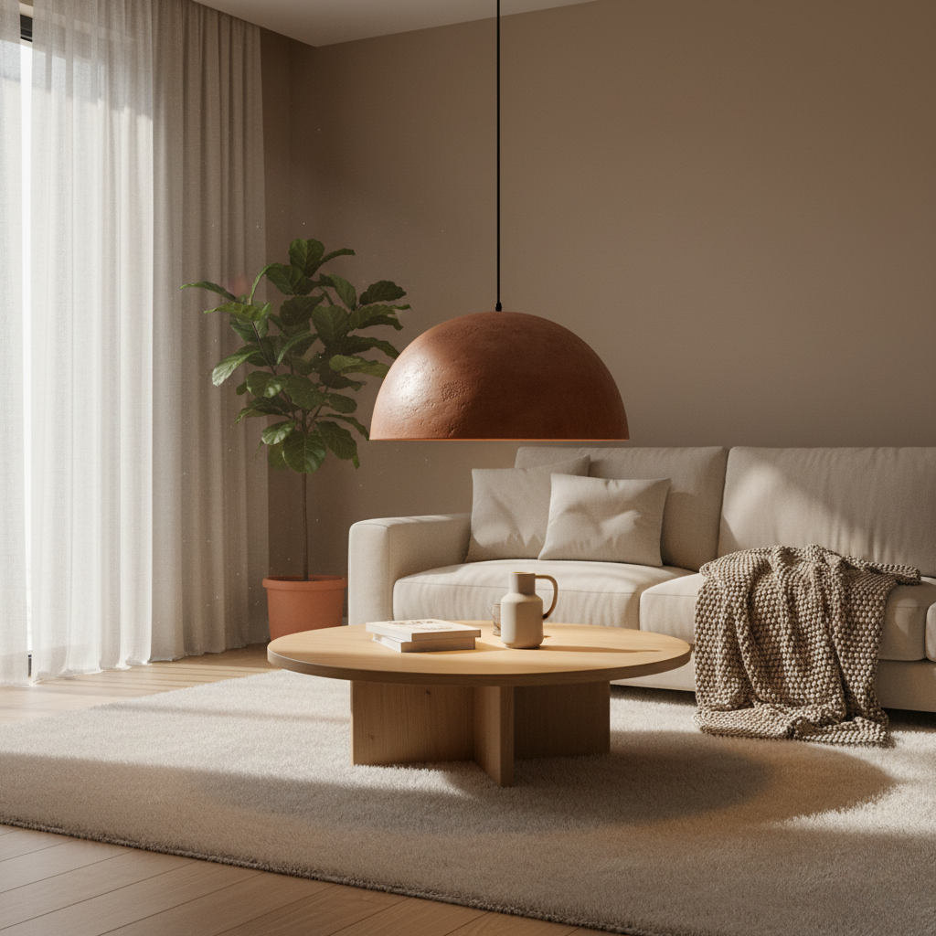 Modern Terracotta Pendant Lamp