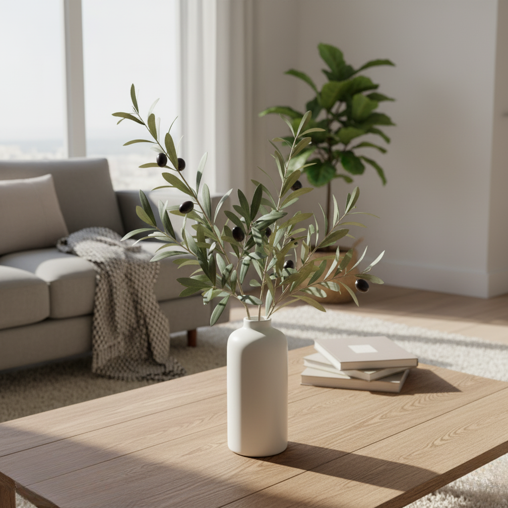 Artificial Olive Branch Arrangement