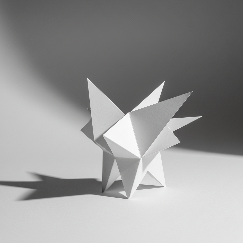 Geometric Origami Sculpture